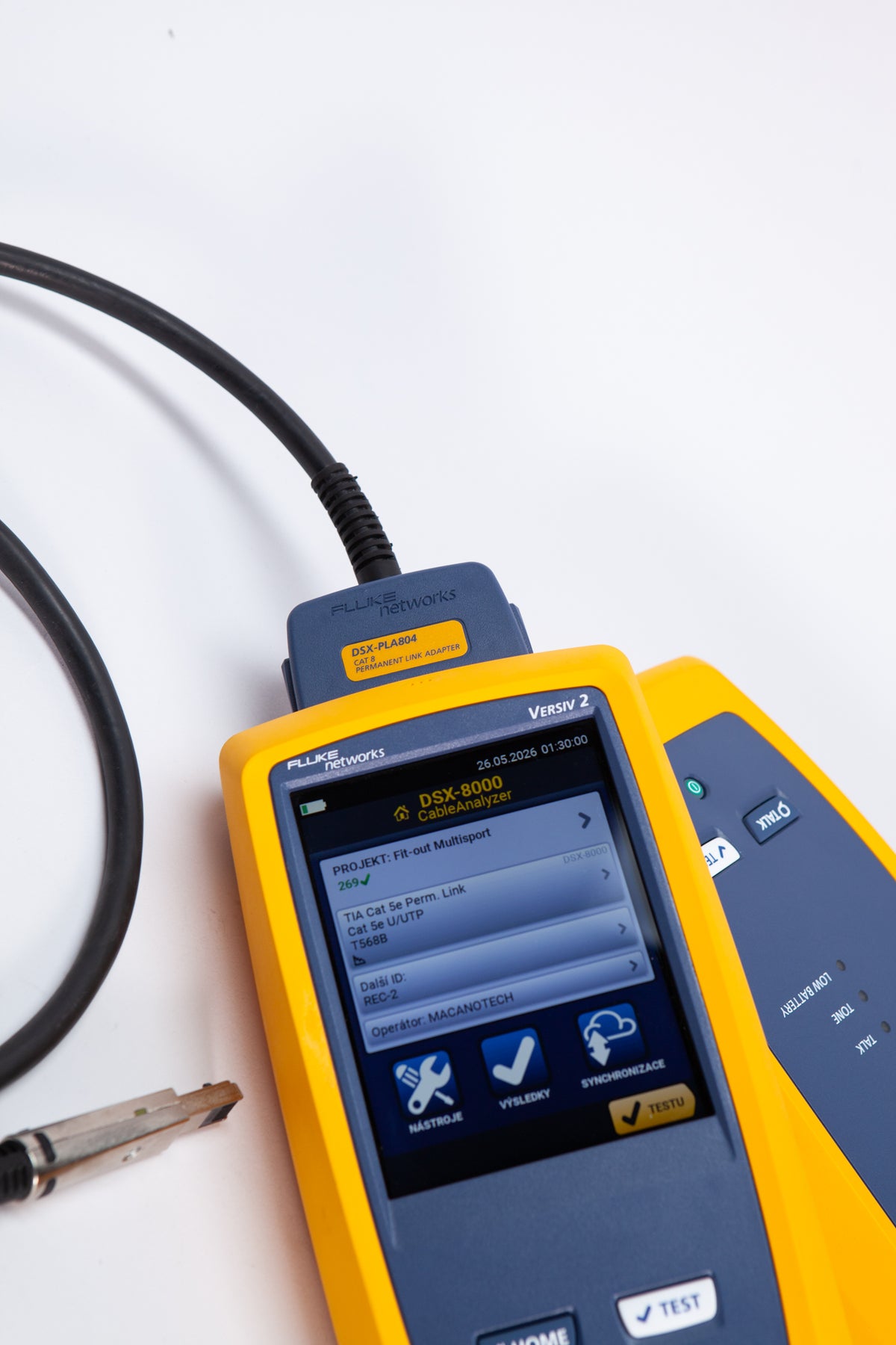 Měřicí přístroj Fluke Networks DSX 8000