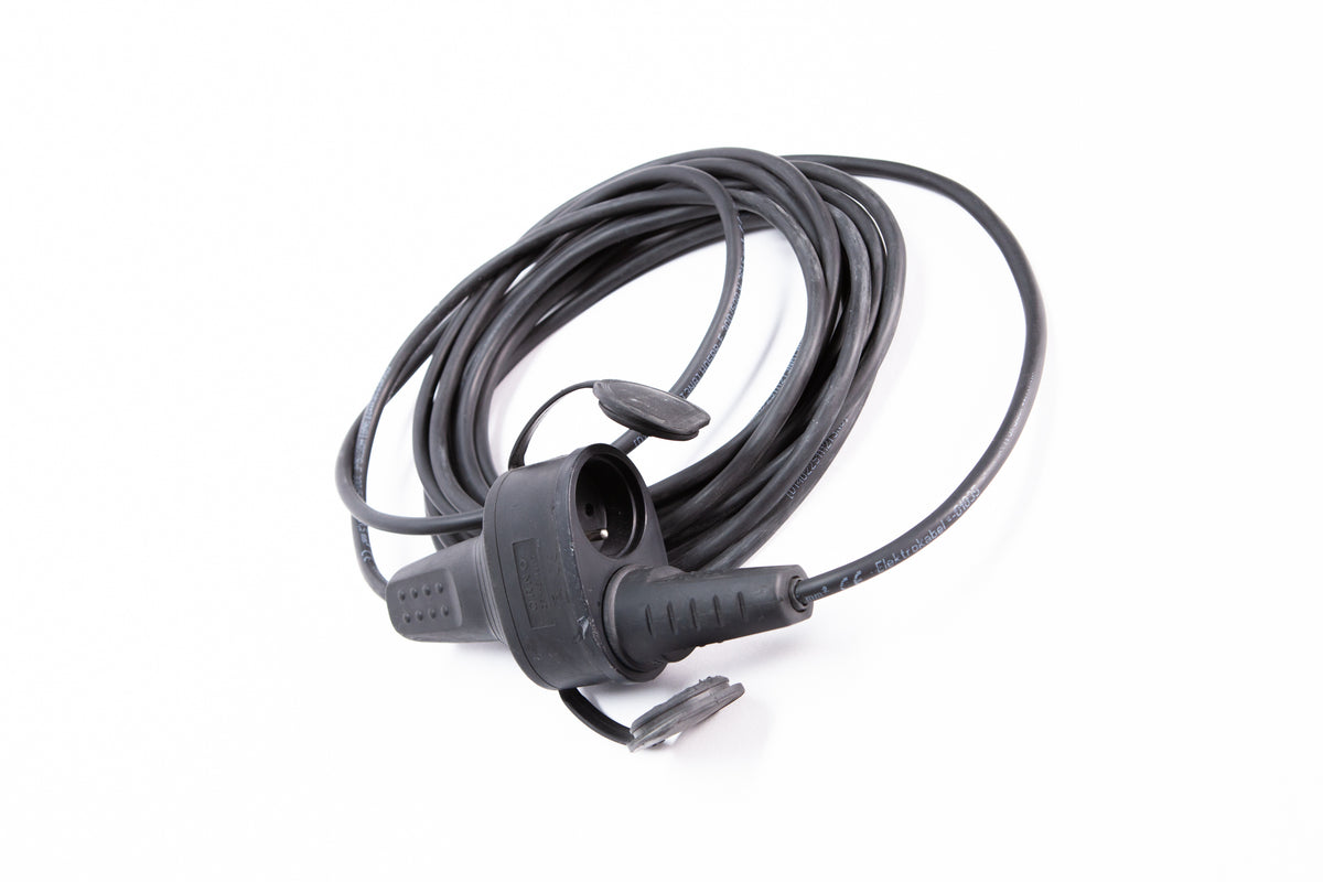 Prodlužovací kabel 230V 2 zásuvky 3 metry černý